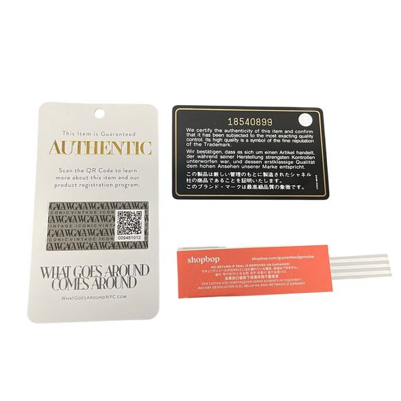 Chanel 2013 Chain Around Flap Bag Quilted Navy Blue Lambskin Leather - Picture 10 of 11